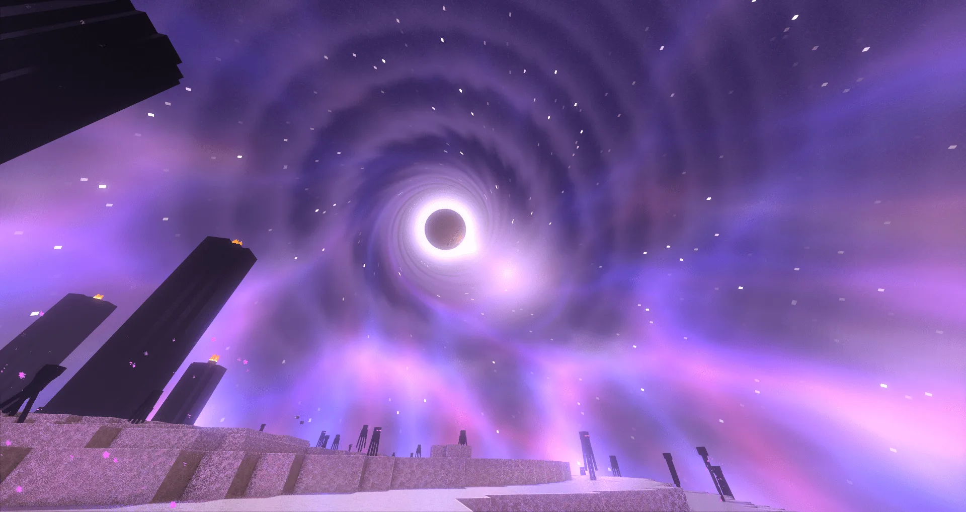 Vanilletix Shaders: The End: Blackhole