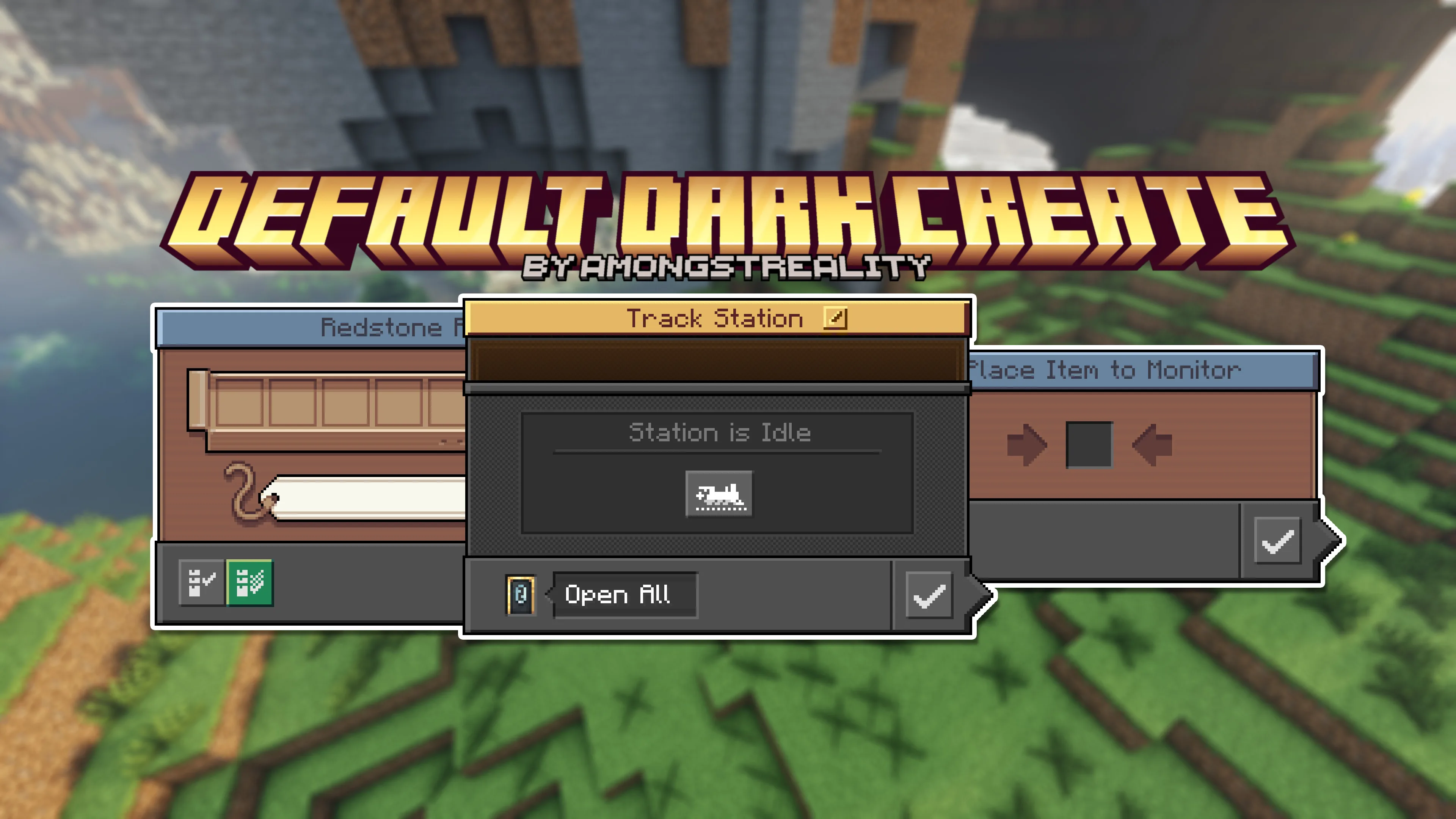 Обложка ресурс-пака Default Dark Create для Minecraft