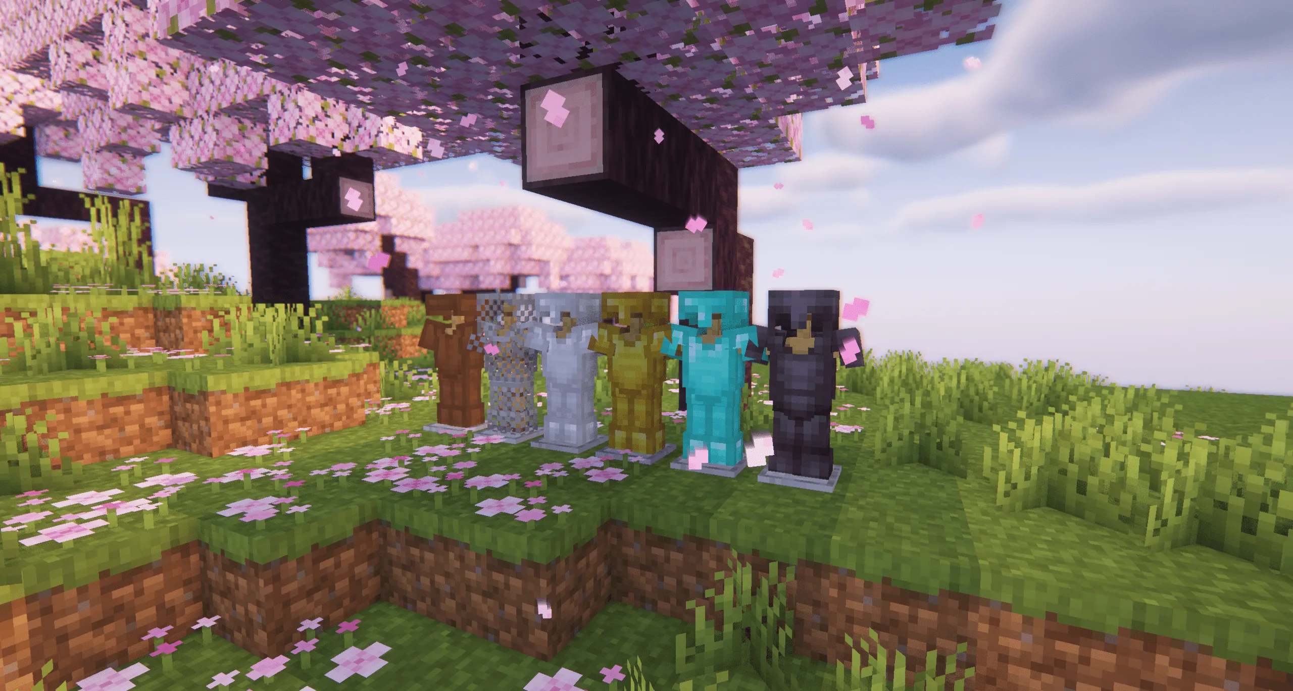 Ресурс-пак sharpless: скриншот игрового мира.