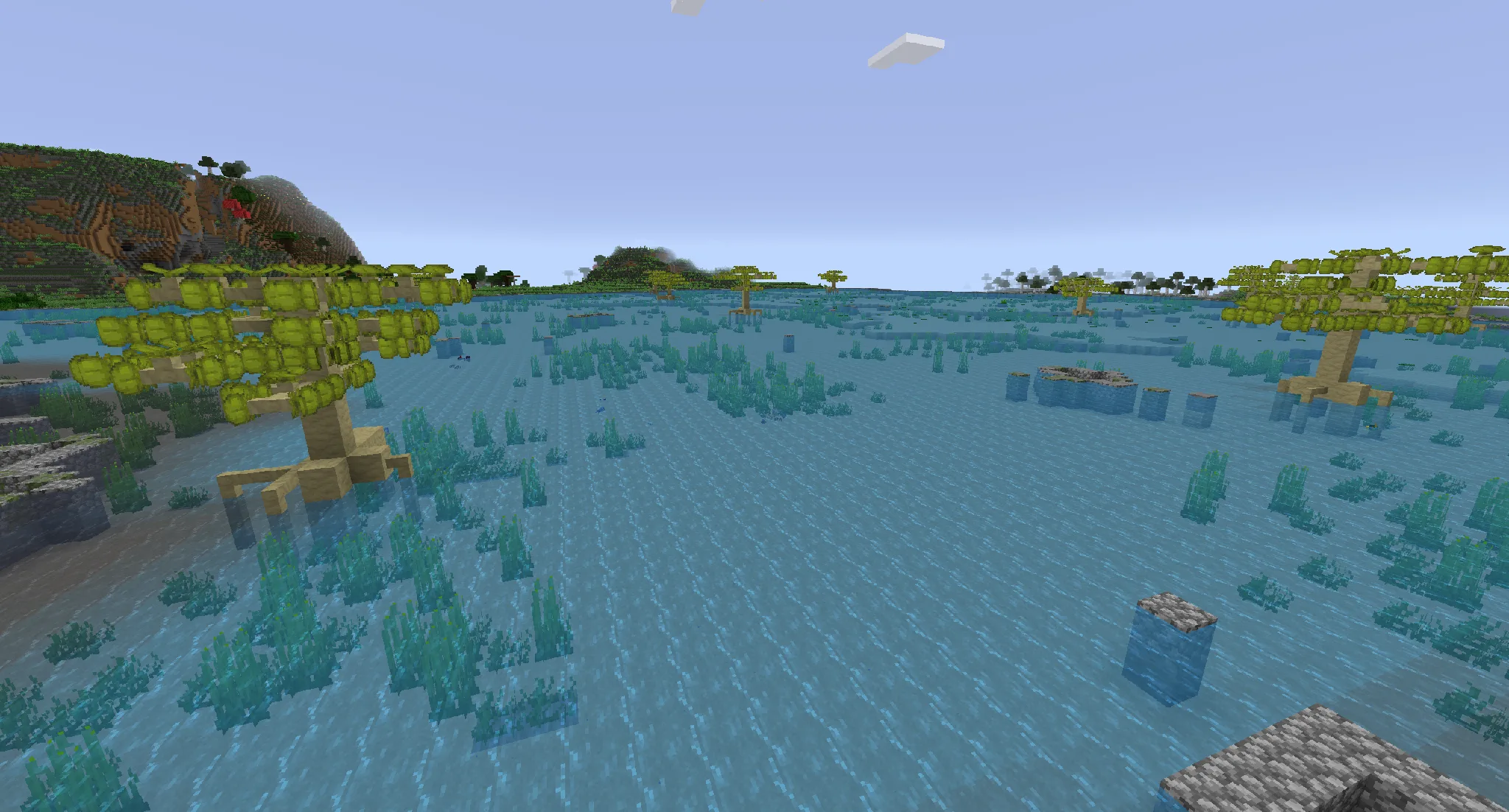 Скриншот мода Stormward: локация Purelake.