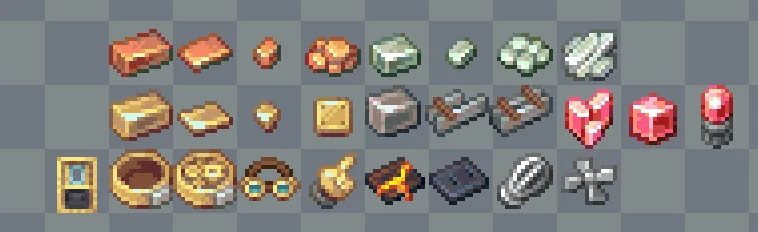 Предметы из ресурс-пака Create Re-Created