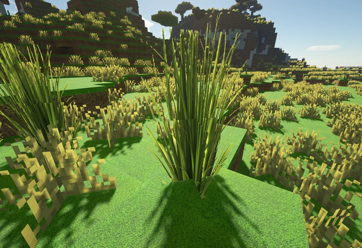 Высокая трава из ресурс-пака DzighLite Premium.