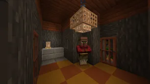 Бамбуковый фонарь из мода Beautify: Refabricated, который можно включать и выключать нажатием правой кнопки мыши.