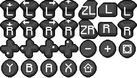 Иконки кнопок Nintendo в ControlifyXBR