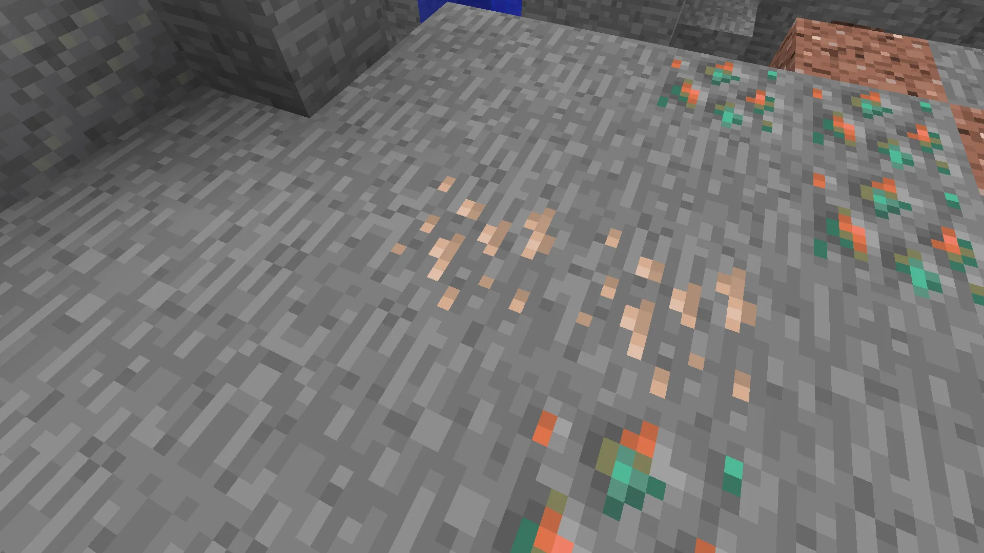 Скриншот руд из Minecraft-проекта Those Were The Good Days!