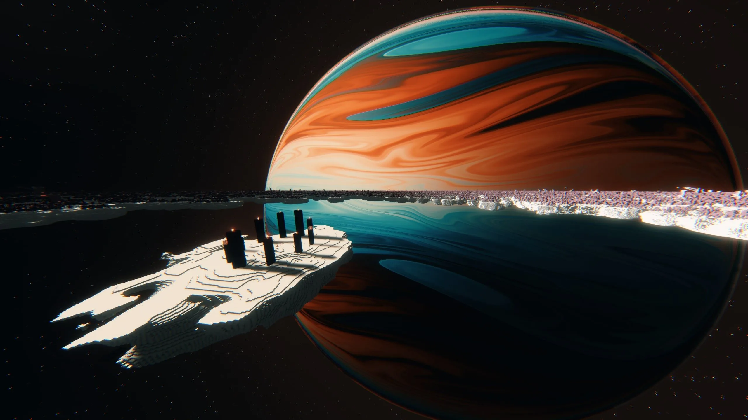 Allium Shaders: газовый гигант в Энде.