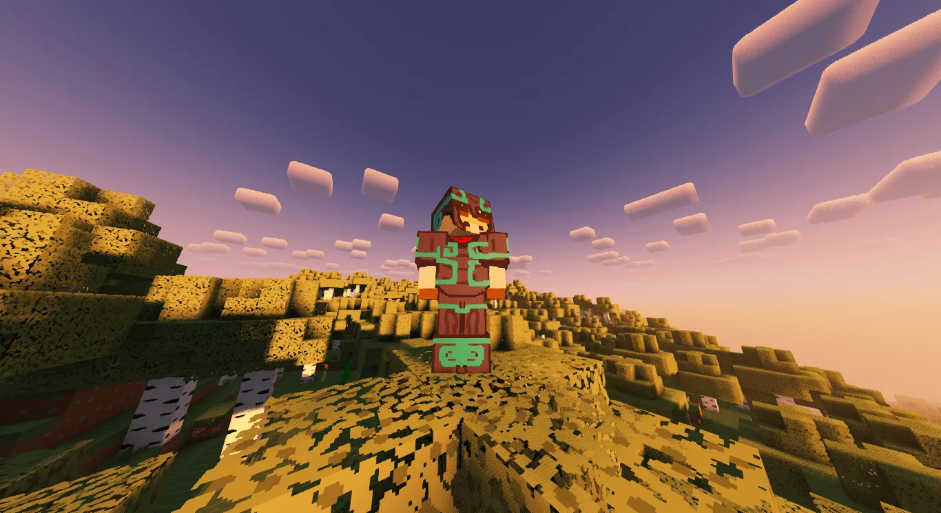 Закат в стиле Doodled