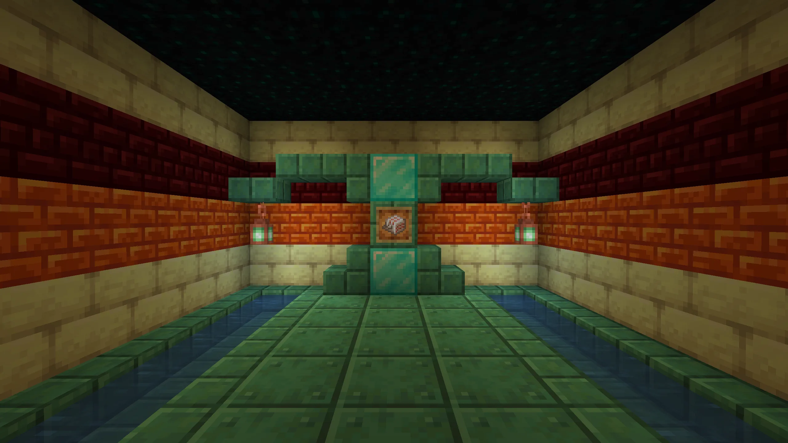 Святилище из ресурс-пака Cubic Nautilus Shell