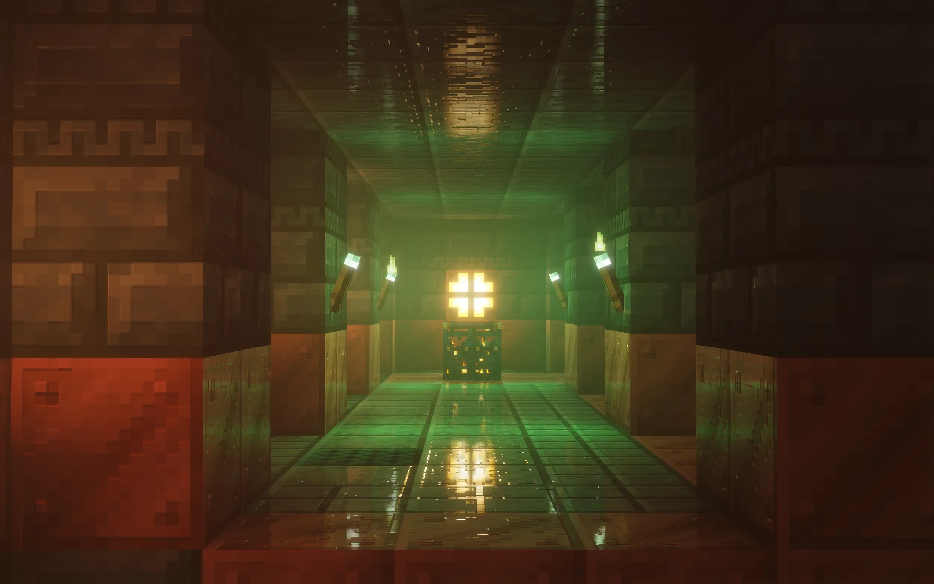 Solas Shader: Trial Chambers с PBR specular, normal mapping и emission.