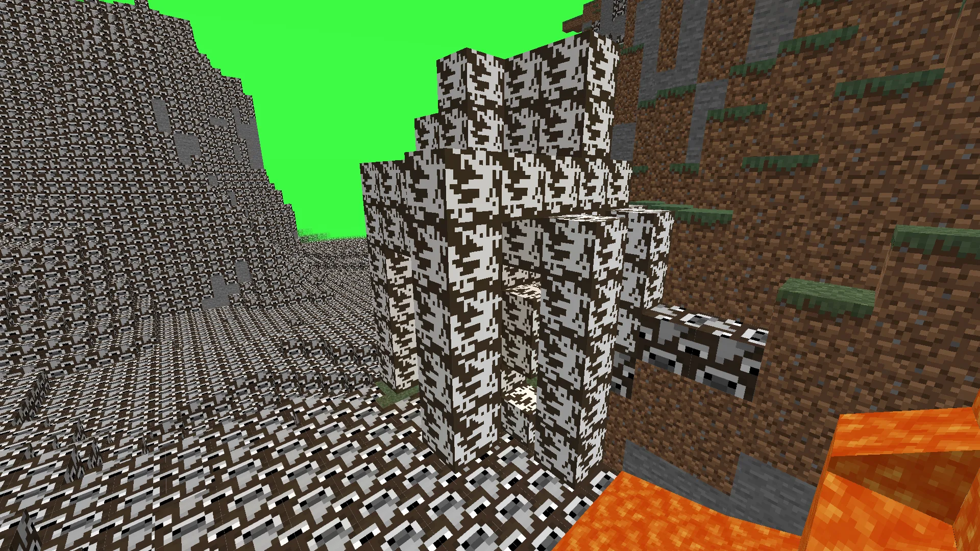 Коровье дерево из мода Cow Mod