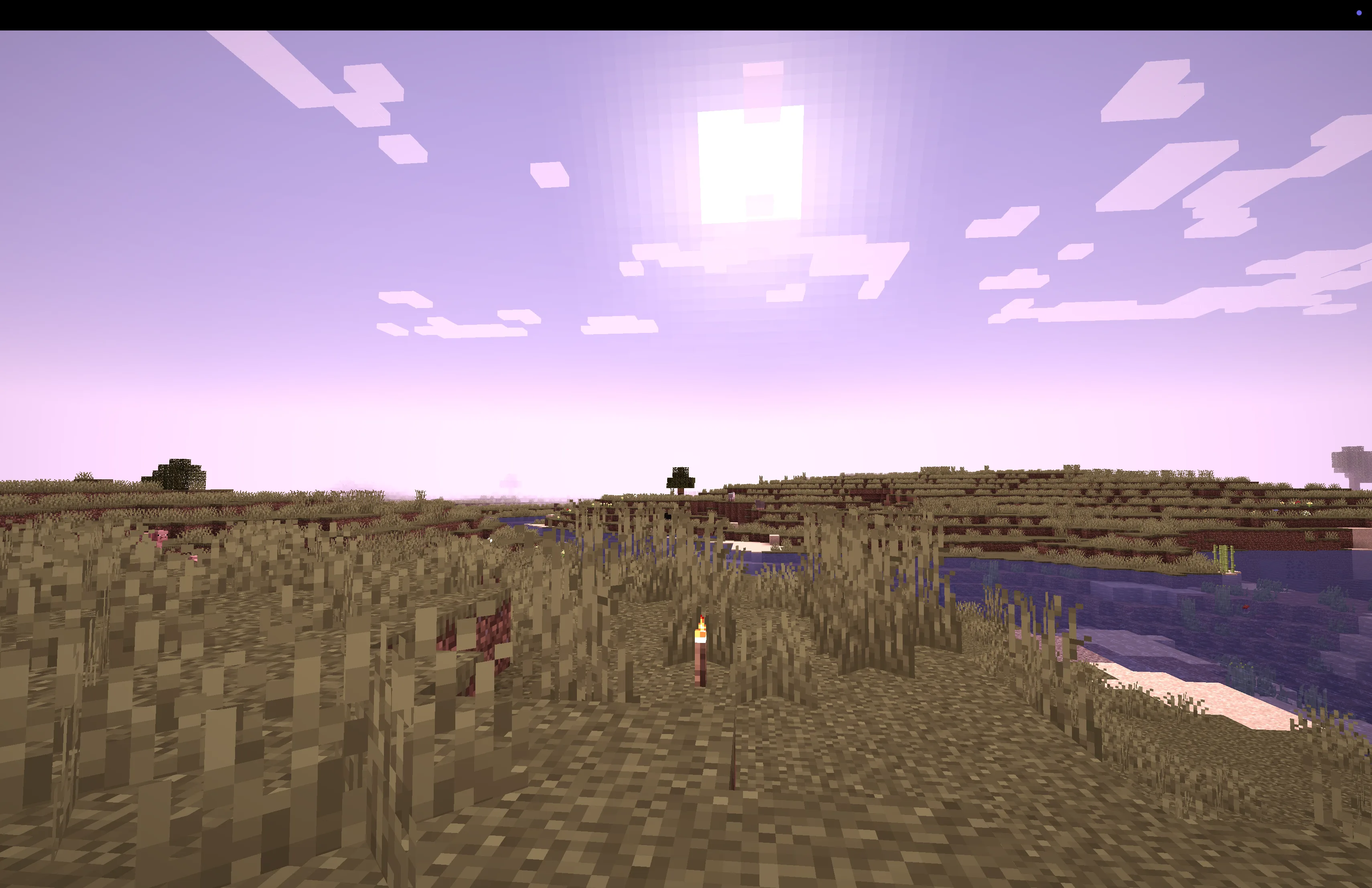 Дневное освещение в Rose World Shader