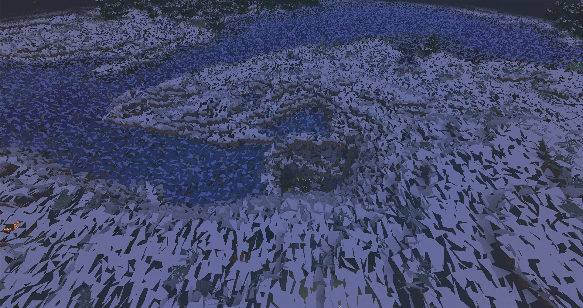 Генерация ландшафта в моде sillyrendering
