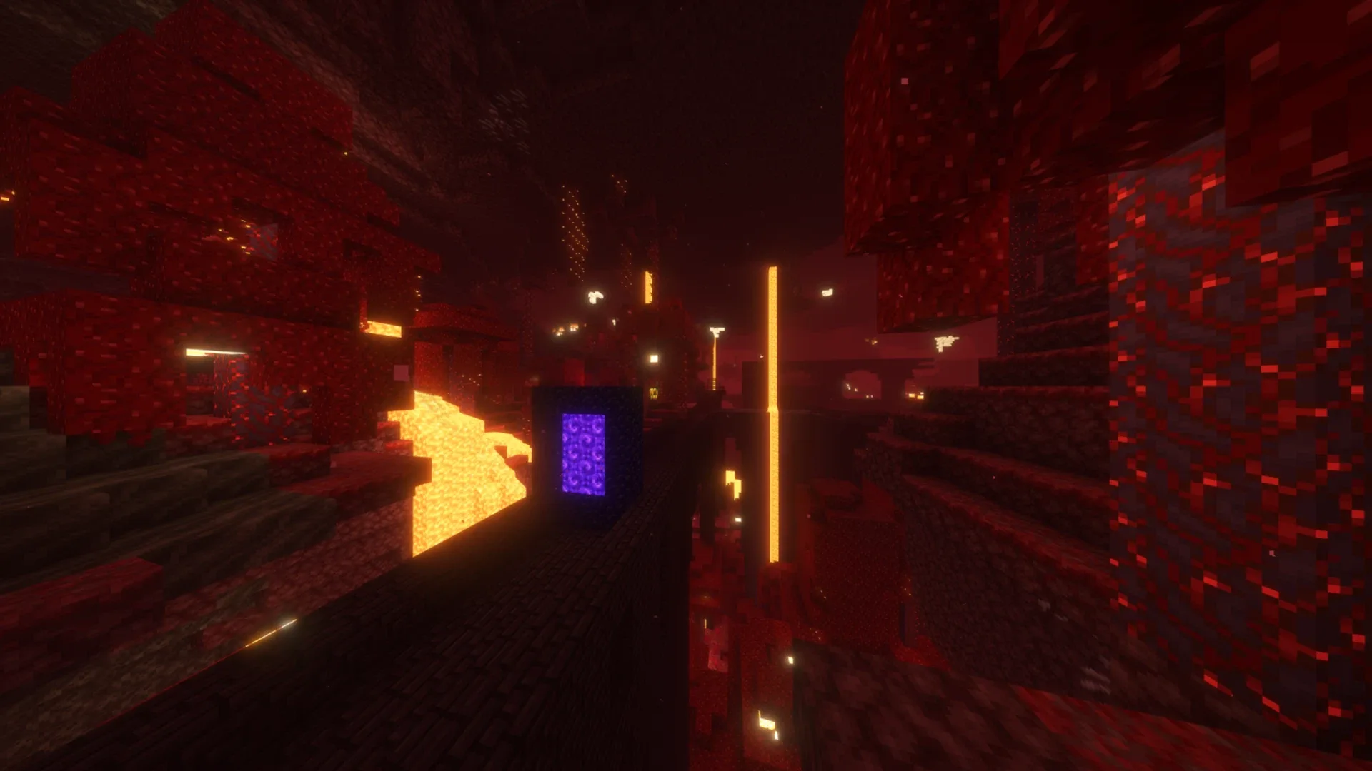 шейдеры Zayko, вид на Нижний мир