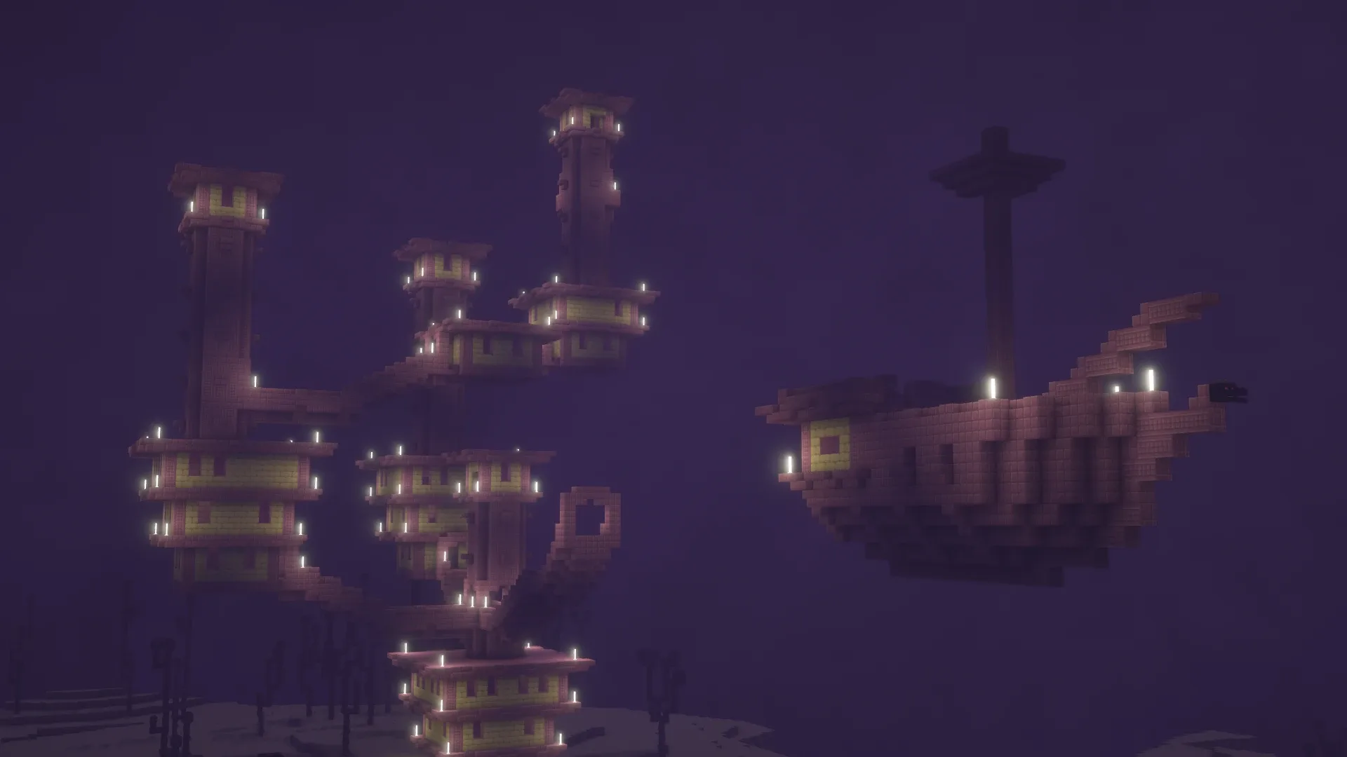 Энд Сити с шейдерами Zayko.