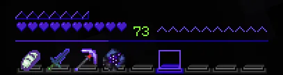 Панель быстрого доступа в стиле Ender Blacklight