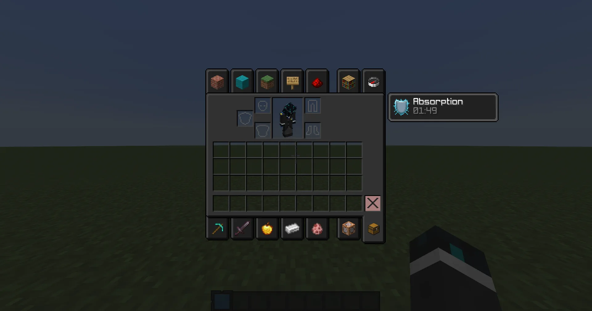 Темная тема оформления творческого инвентаря