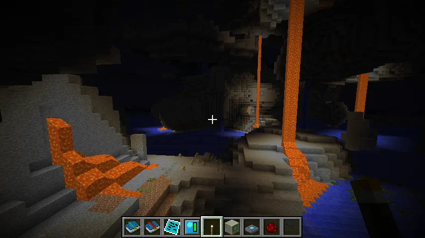 Скриншот измерения из мода RFTools.