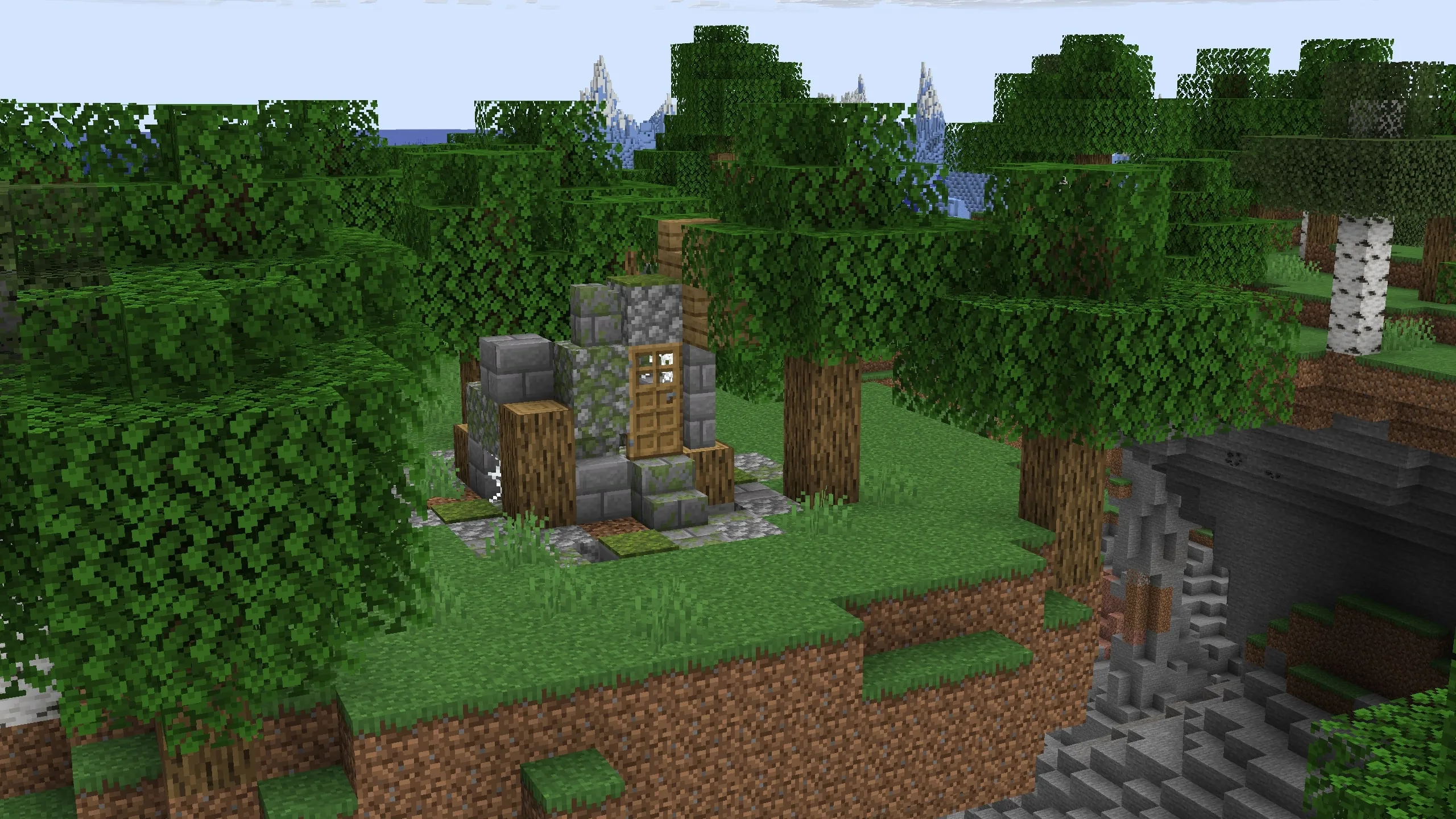 Заброшенный лесной дом из мода MinGen.