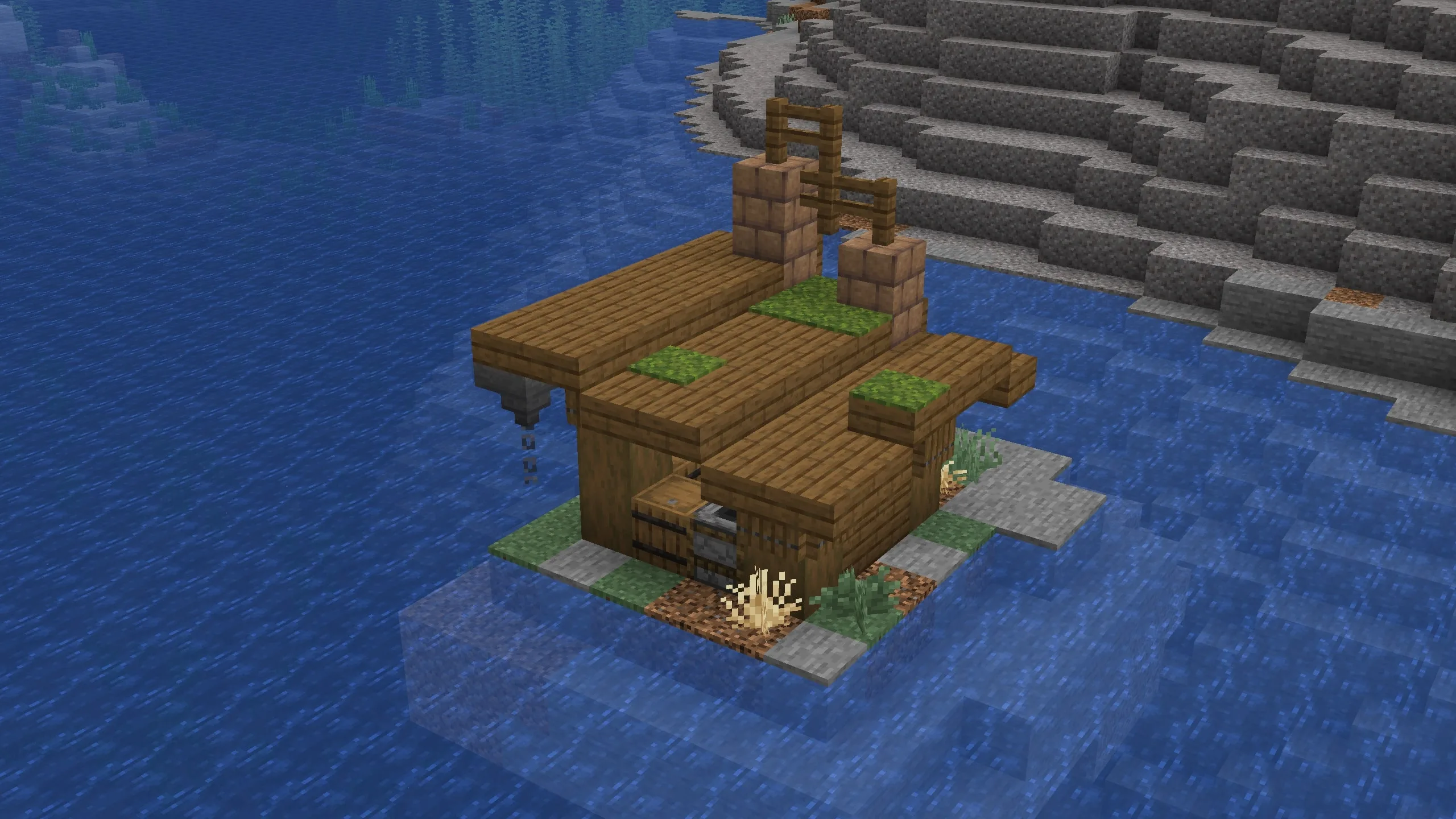 Домик рыбака из мода MinGen.