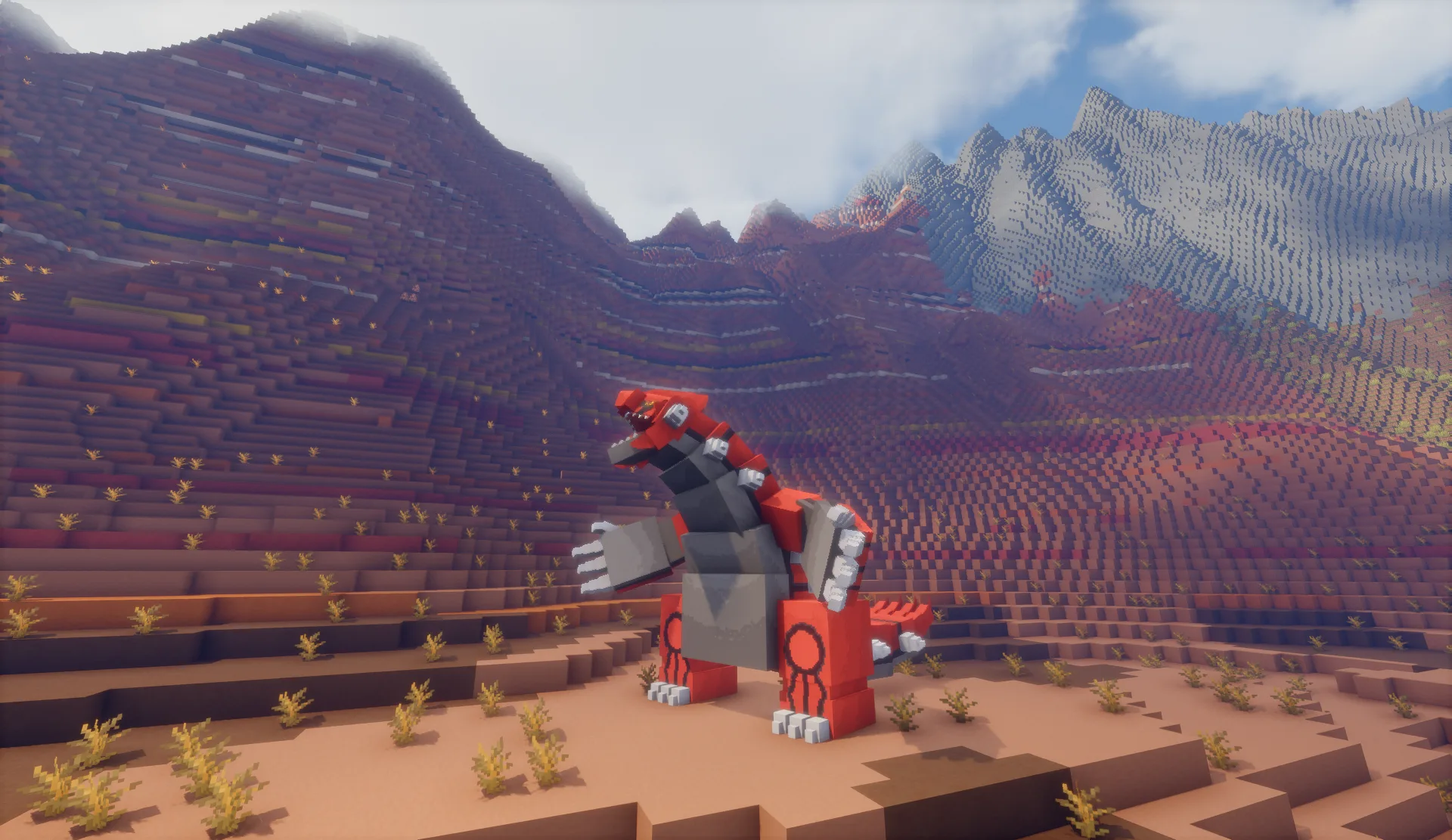 Groudon v1 из мода Pokemans Pack [Cobblemon].