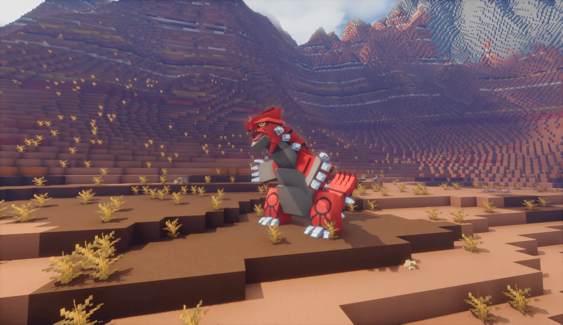 Groudon v9 Rework из мода Pokemans Pack [Cobblemon].