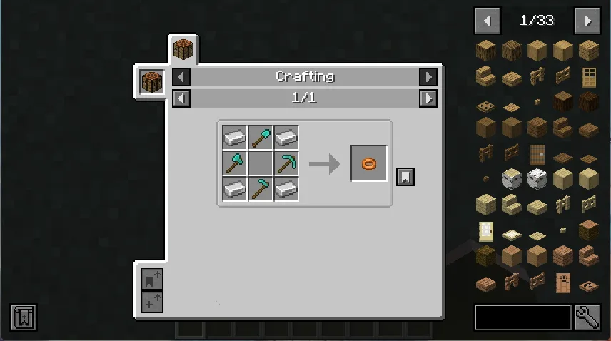 Игровой предмет «Луковое кольцо» из мода Artifacts в Minecraft.