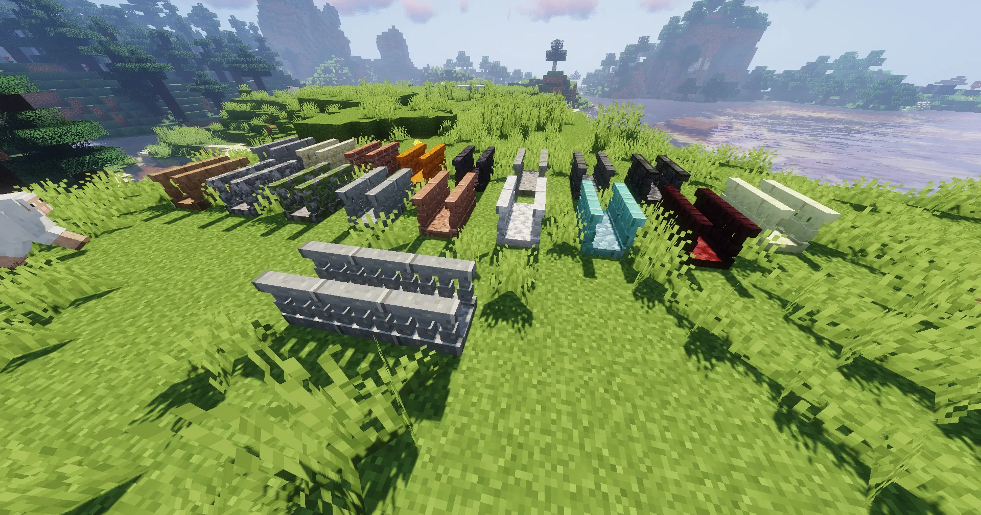 Каменные мосты с балюстрадами из мода Macaw's Bridges.