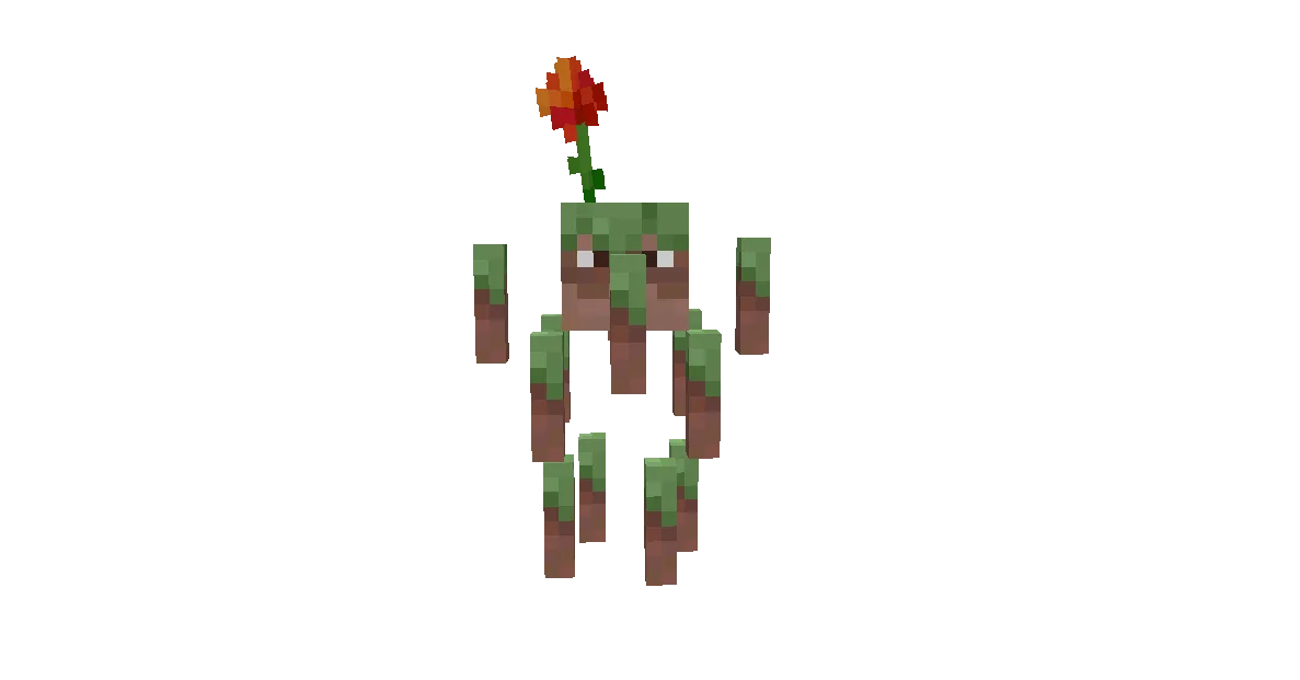 Каолиновый глиняный монстр из мода Primitive creatures