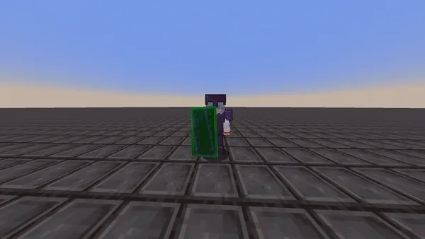 Интерфейс мода Shield Statuses, отображающий индикатор прочности щита.