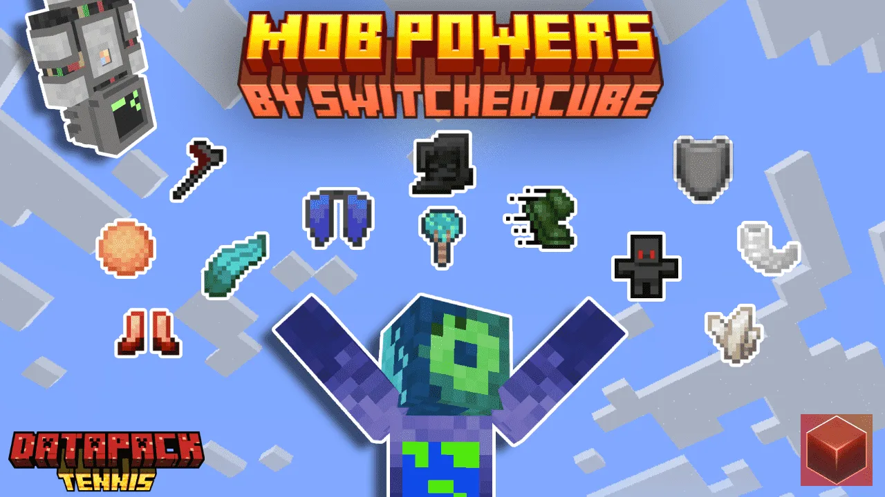 Обложка датапака Mob Powers для Minecraft.