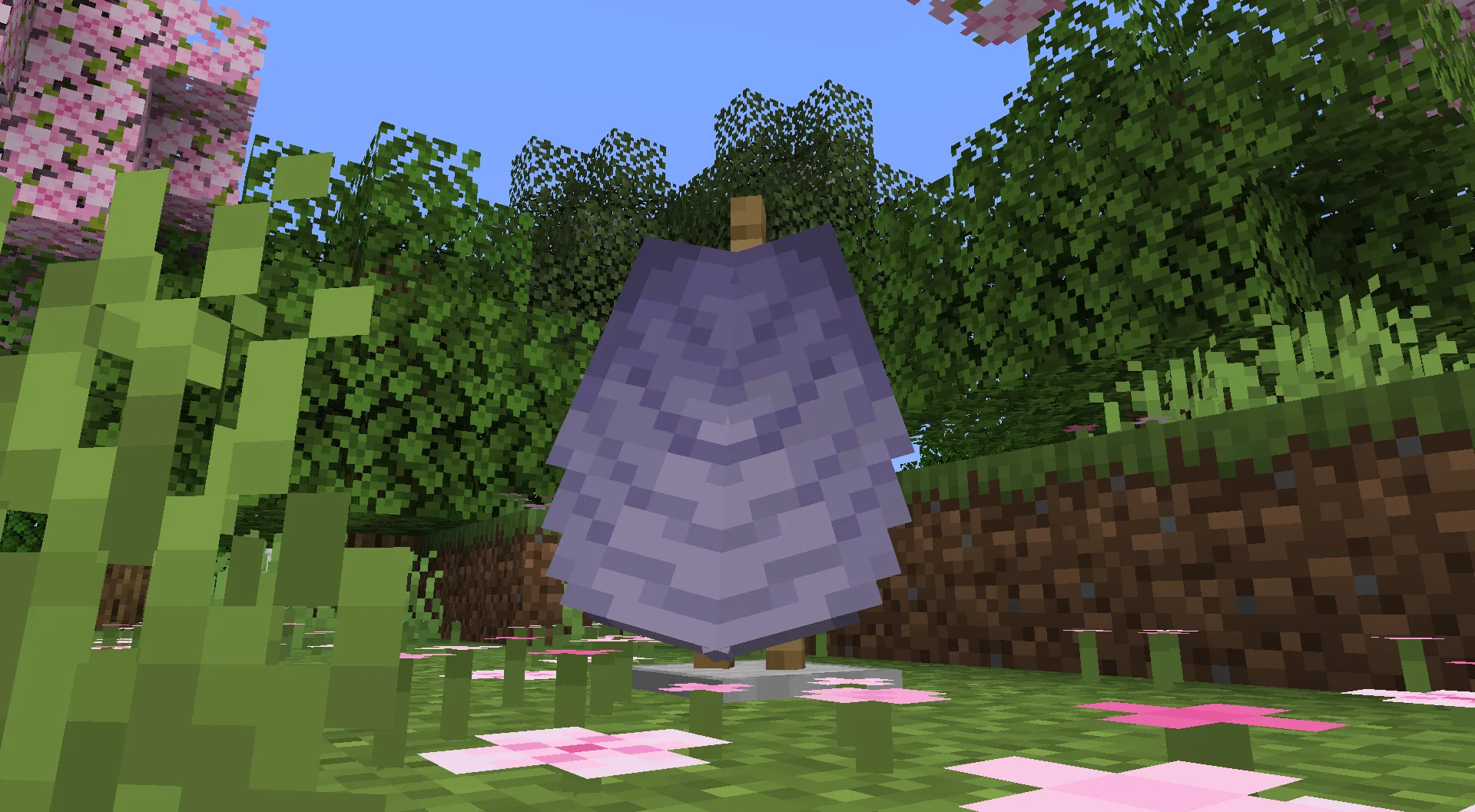 Текстура Better Elytra на стойке для брони