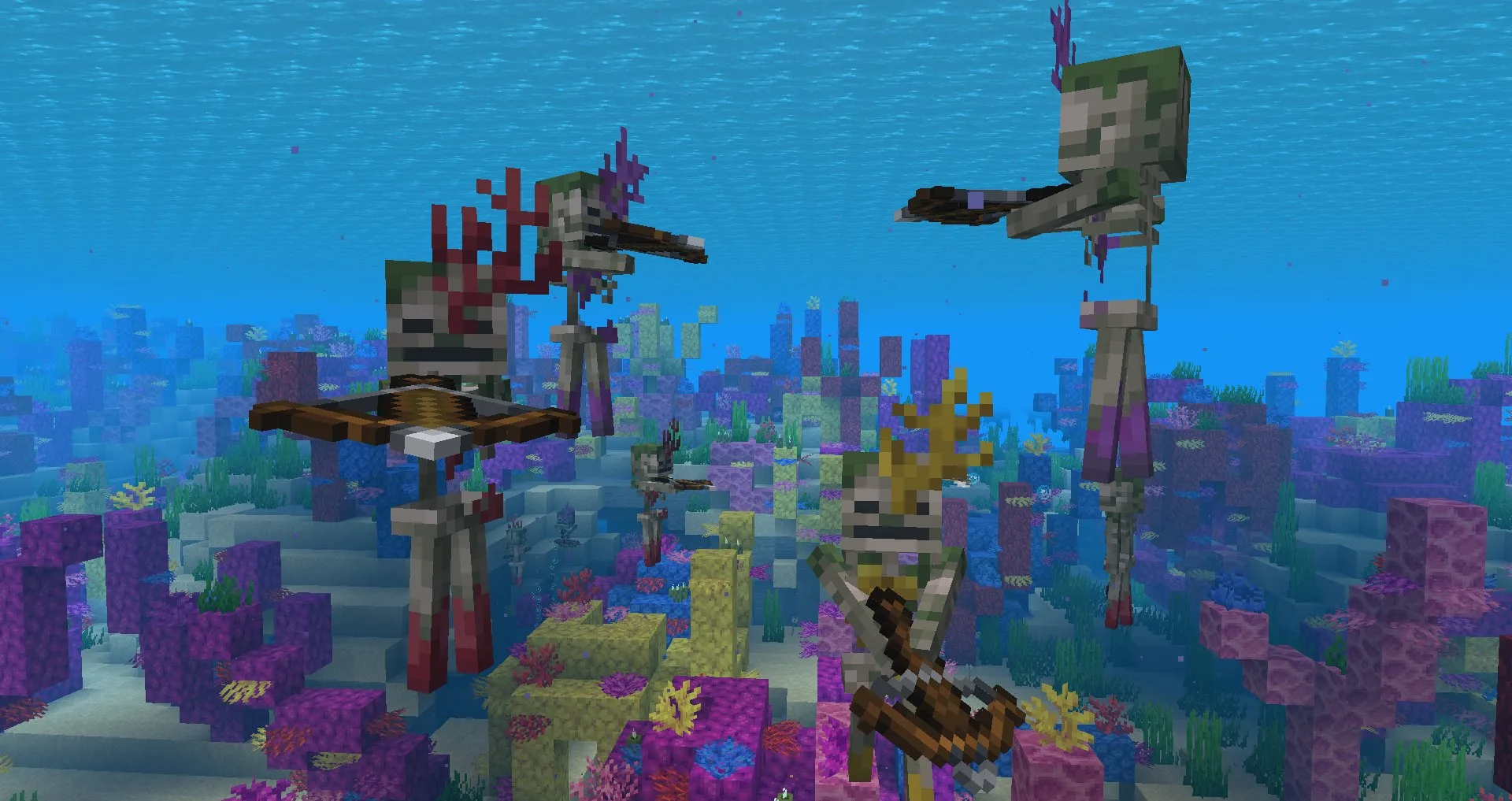 Скелеты в затопленном помещении проекта Promenade.