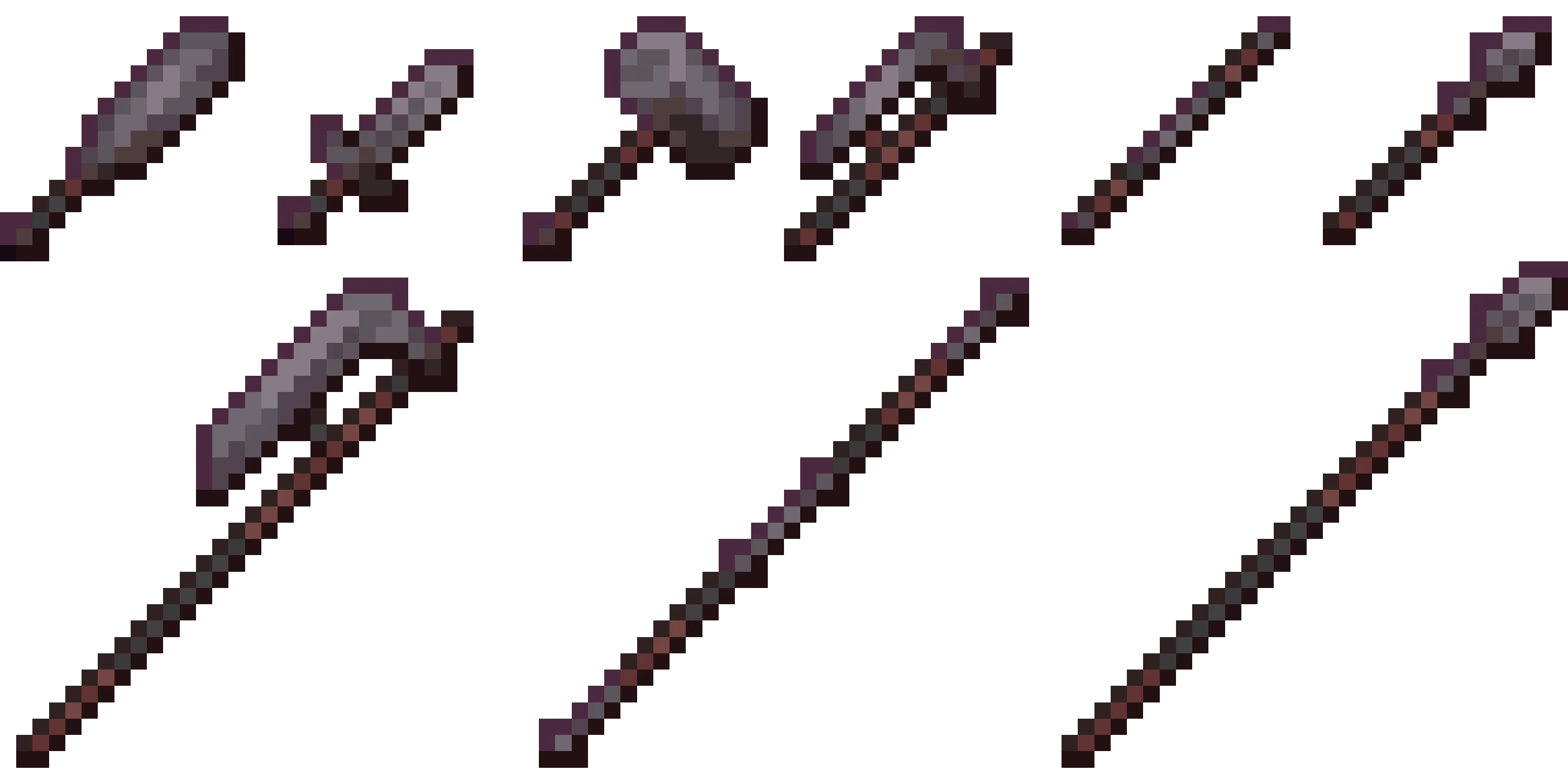 Незеритовый набор оружия из ресурс пака Basic Weapons Retexture