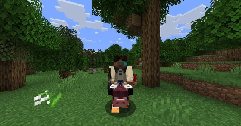 Персонаж верхом в ресурс-паке Megupack