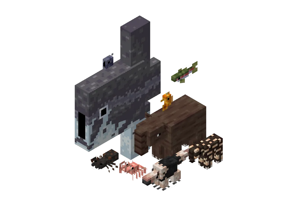 Все мобы в моде Creatures²