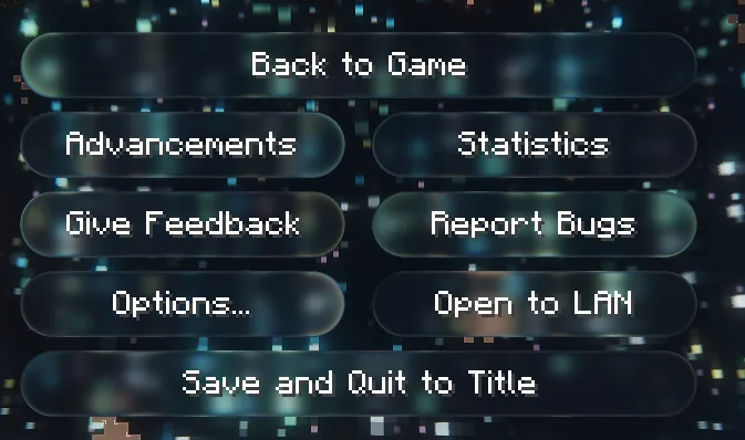 Текстура стекла Distant Galaxies в моде ReGlass