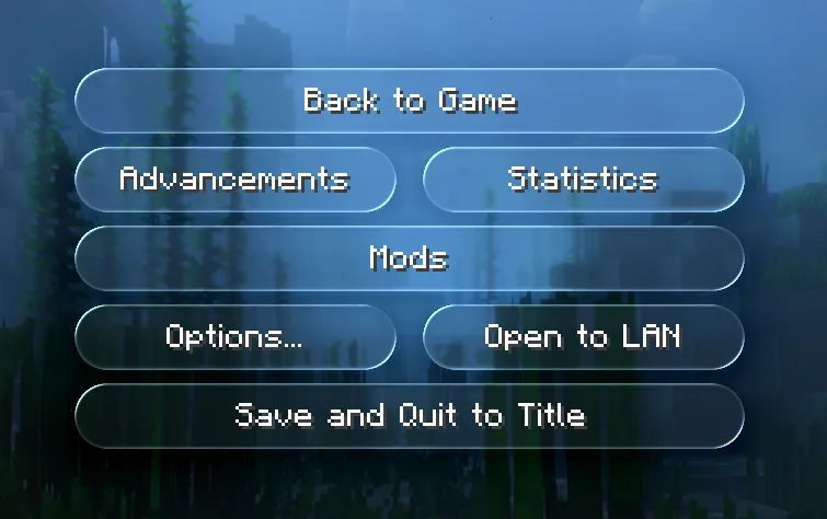 Текстура стекла Aqua Clear в моде ReGlass