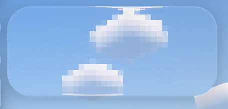 Текстура стекла Cloudy Sharp в моде ReGlass