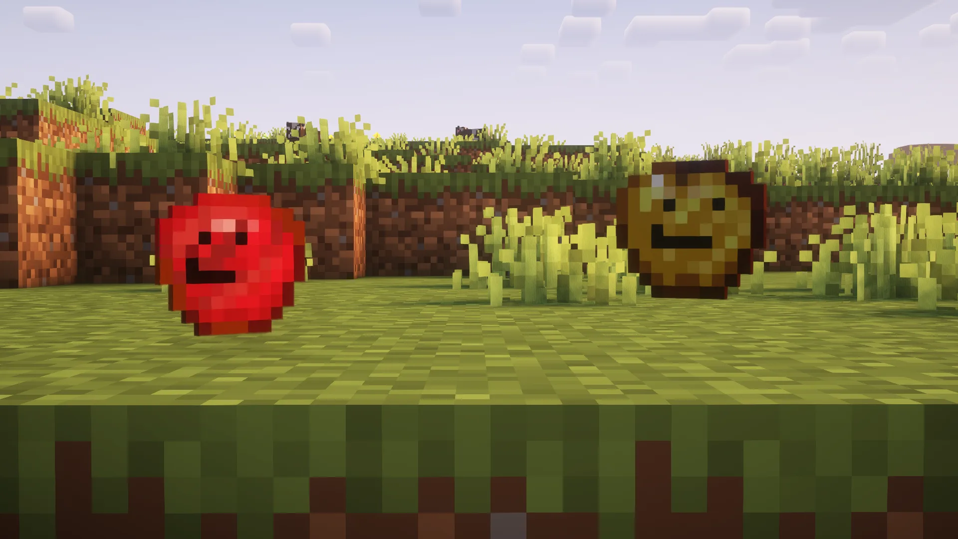 Яблоки из ресурс-пака Funnychip's Utils