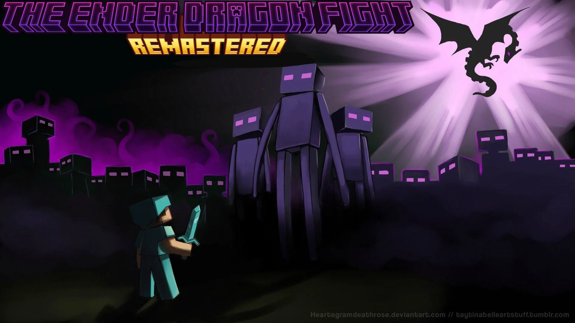 Обновленный логотип проекта Ender Dragon Fight Remastered.