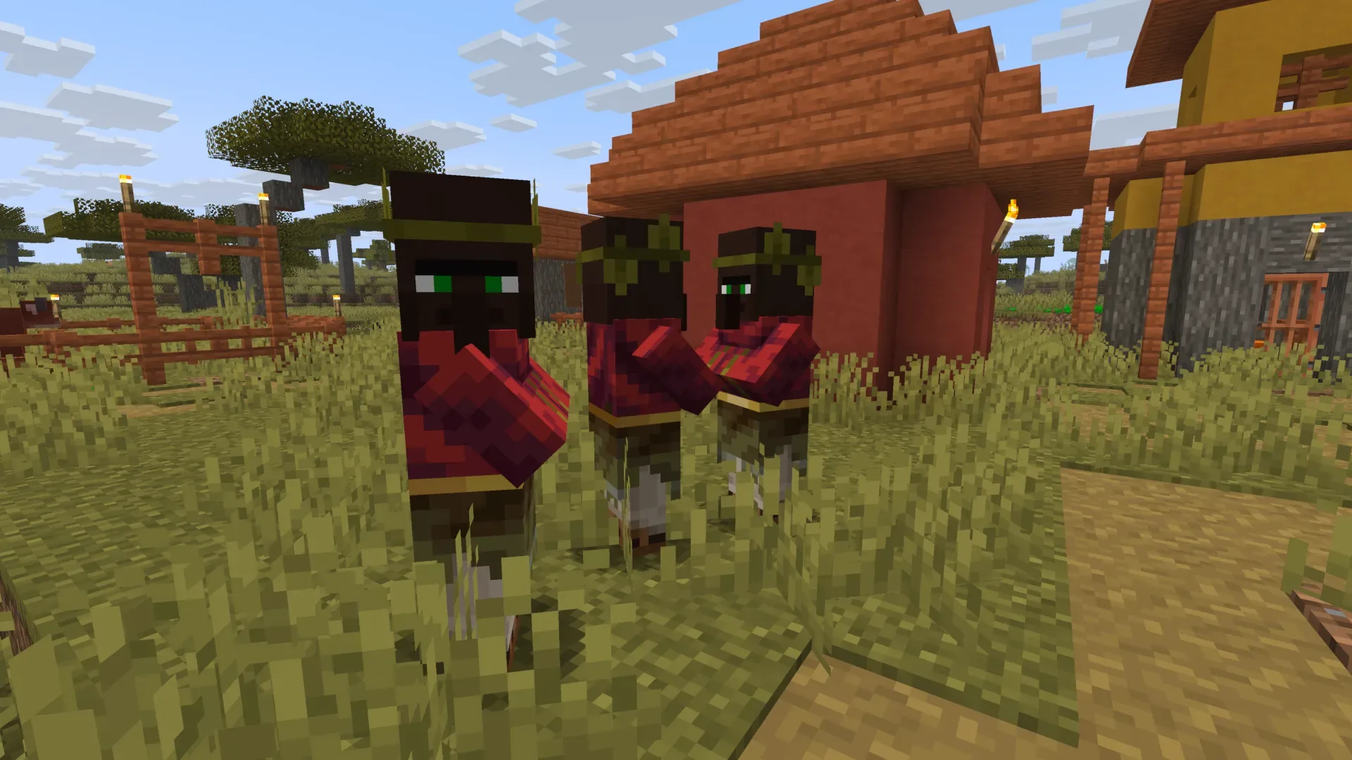 Жители саванны из ресурс-пака Diversify