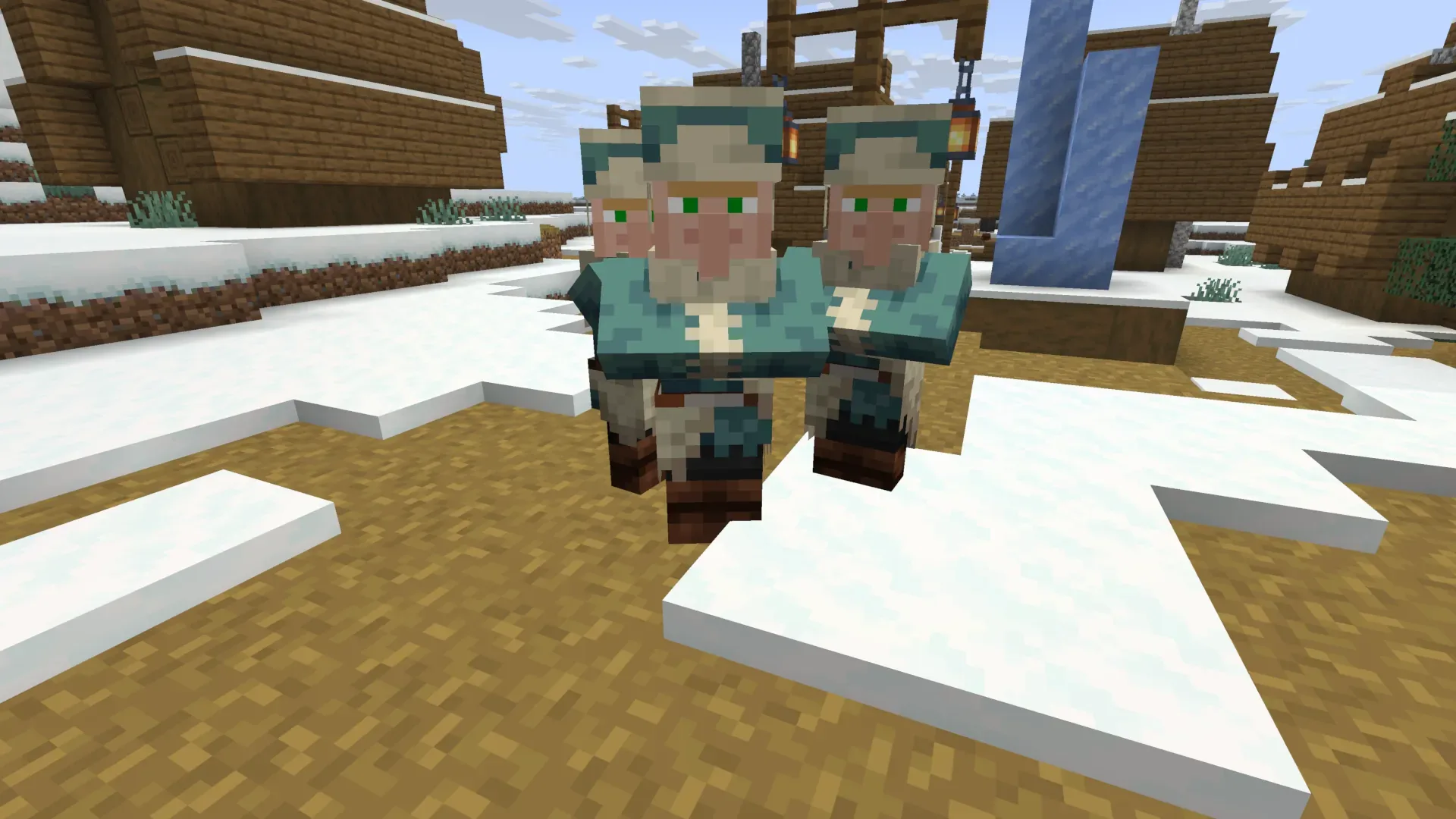 Снежные жители из ресурс-пака Diversify