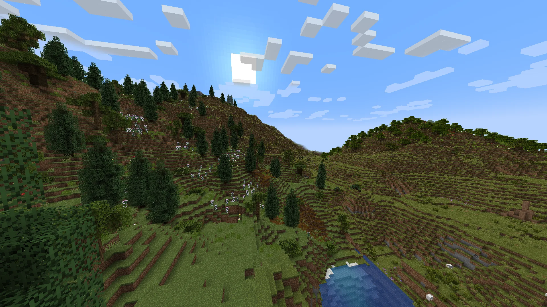 Биомы средиземноморского леса, кустарниковых зарослей и редколесья из мода Biomes O' Plenty.