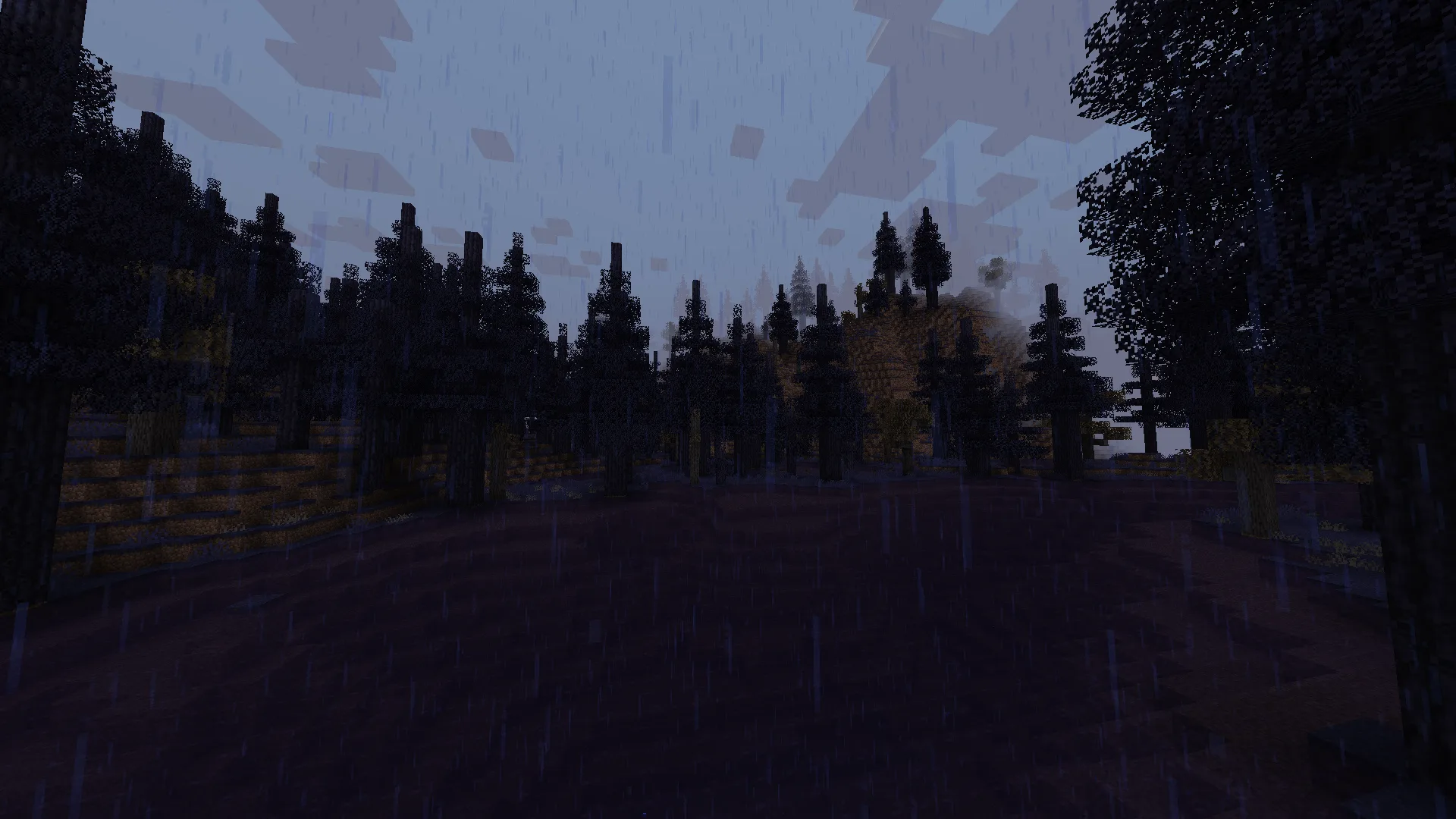 Мрачный лес из мода Biomes O' Plenty.