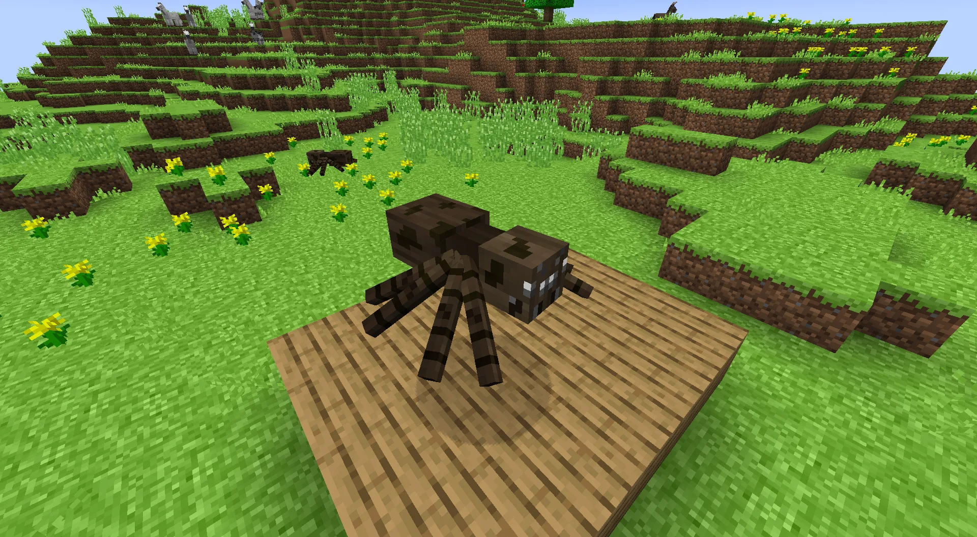 Паук в ресурс-паке Acraft