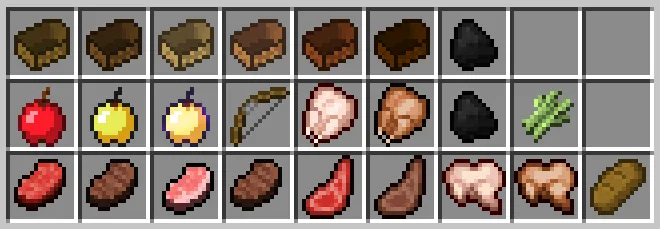 Предметы в ресурс-паке Acraft, часть первая