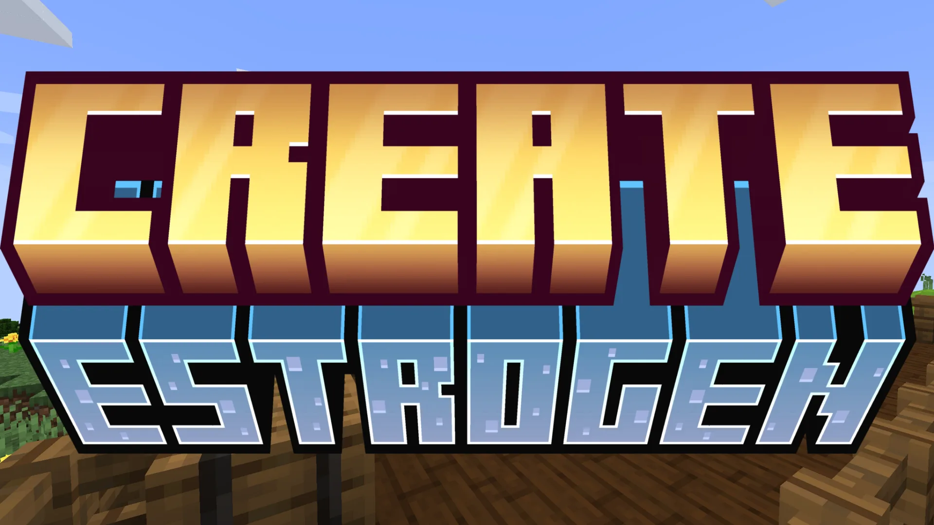 Баннер мода Estrogen для Minecraft.