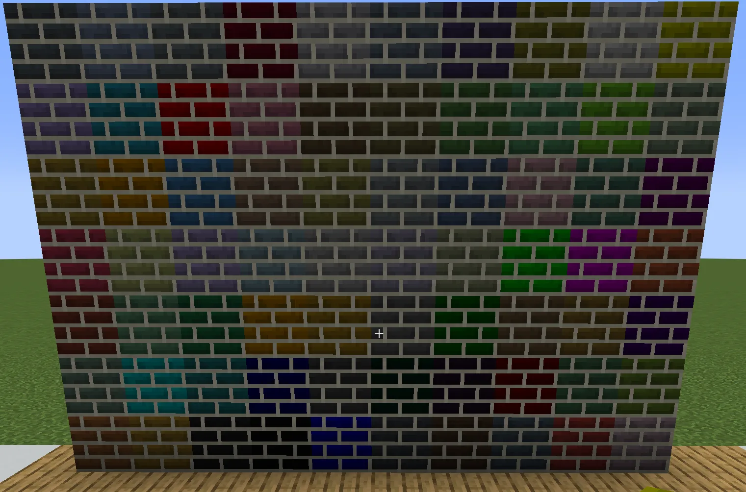 Кирпичные блоки из мода Tinted Bricks