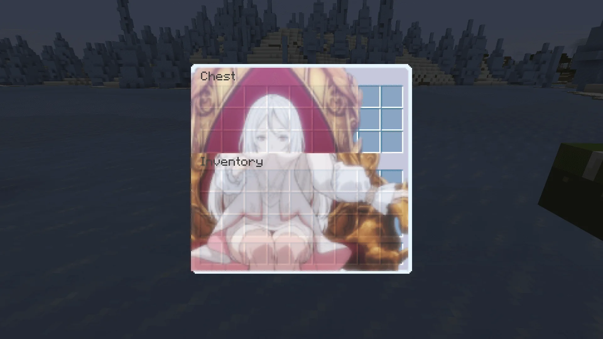 Интерфейс сундука из текстурпака That Time I Got Reincarnated as a Slime GUI Pack.