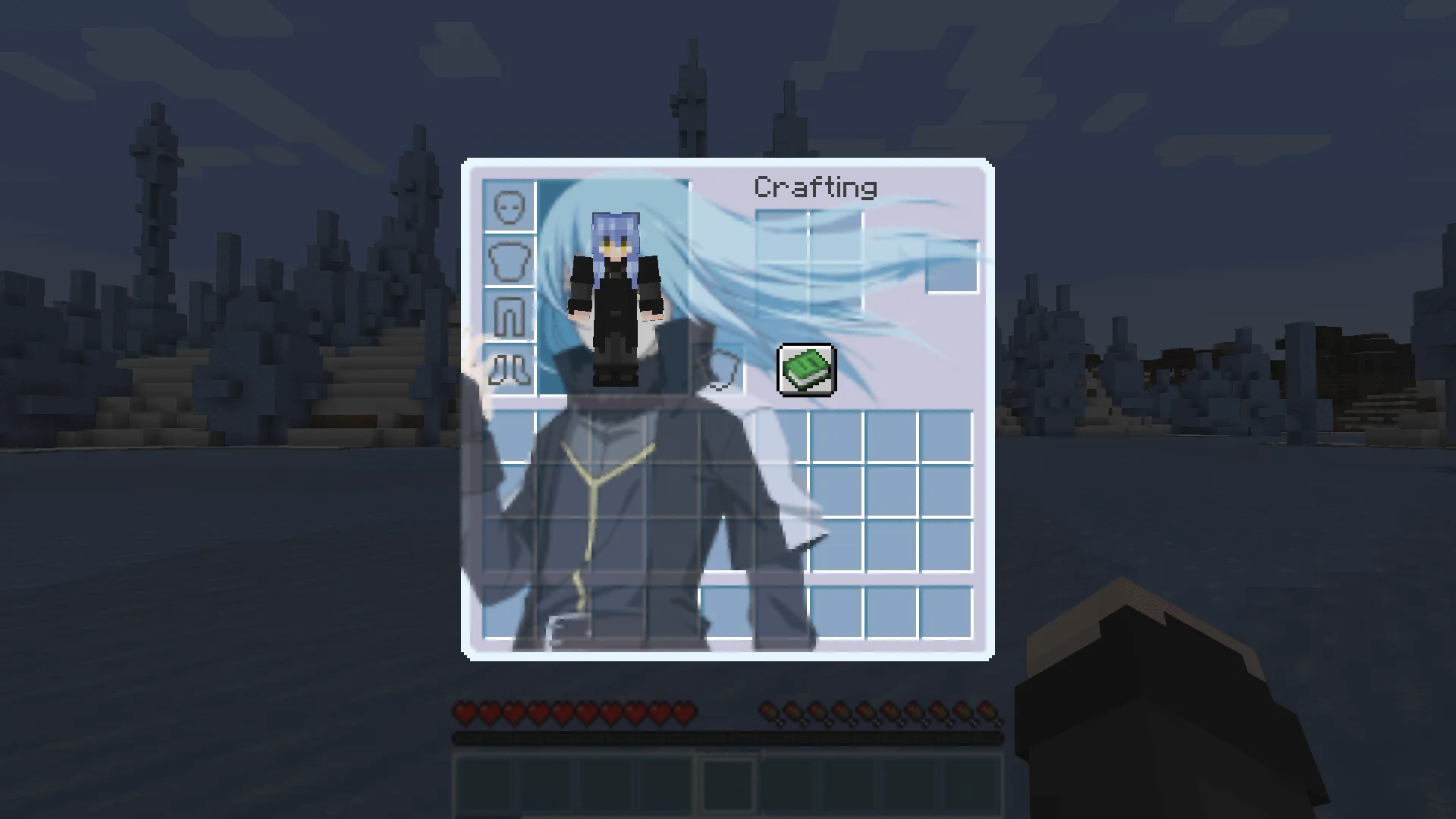 Интерфейс инвентаря выживания в стиле That Time I Got Reincarnated as a Slime.